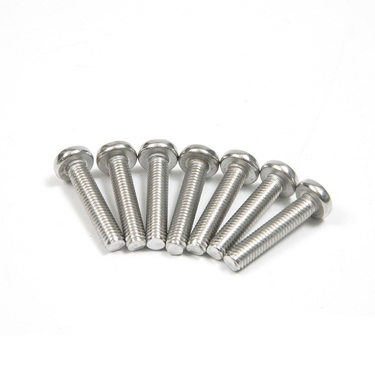 304 316 스테인리스 스틸 풀 스레드 필립스 팬 머신 스크루 INCH 평면 마무리