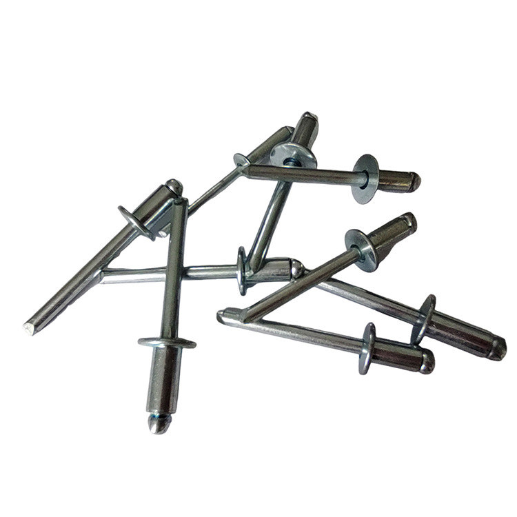 철 둥근 머리 블라인드 리벳 4.8mm 길이 고 강도 산업용 애플리케이션