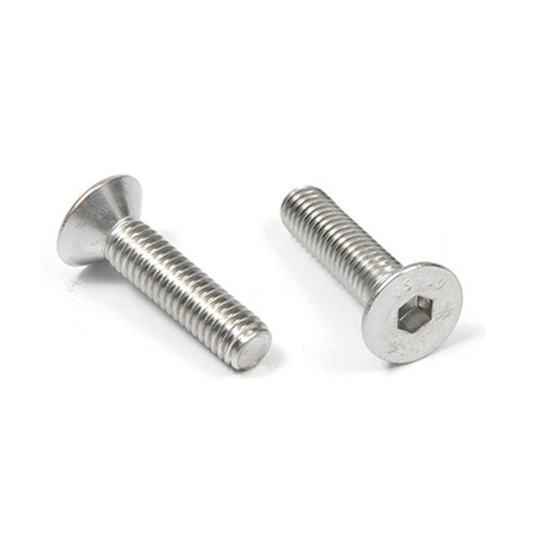 HEX 메트릭 M4 M5 M6 M8 M10 스테인리스 스틸 판 머리 모양의 알루미늄 소켓 나사