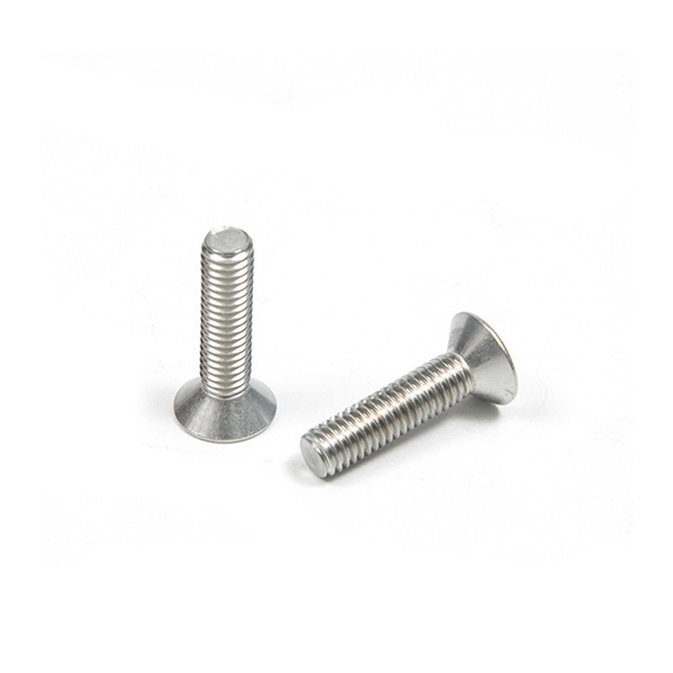 직선 스테인리스 스틸 M4 M5 M6 M8 평면 소켓 머리 나사 커넥터 및 오래 지속