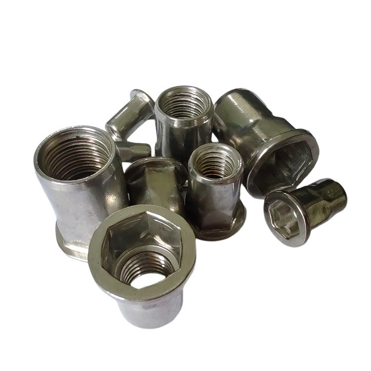 의료용 자동차 OEM용 평면 헤드 반 헥스 블라인드 리벳 견과류