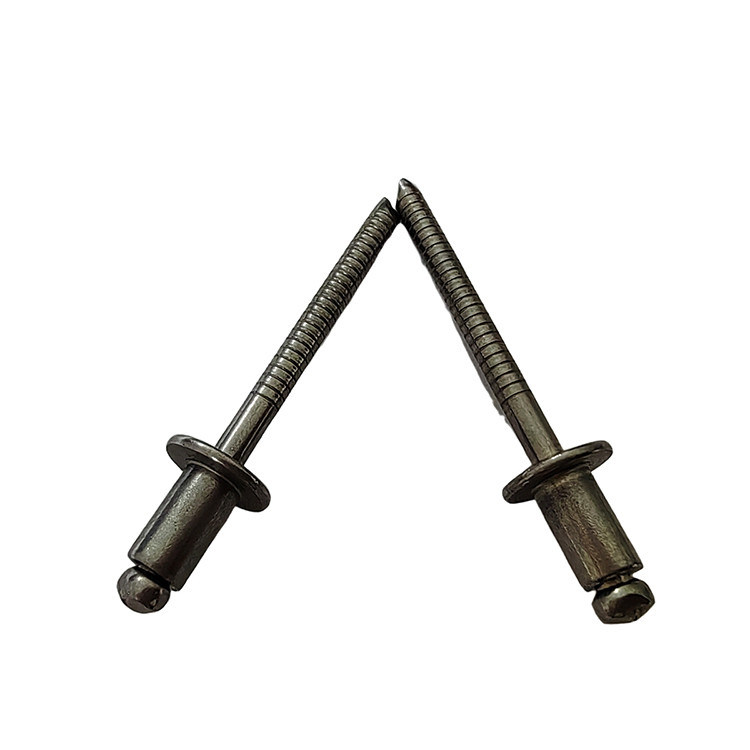 표준 리벳 5.0mm 오픈 엔드 블라인드 리벳 고강성 스테인레스 스틸 둥근 머리