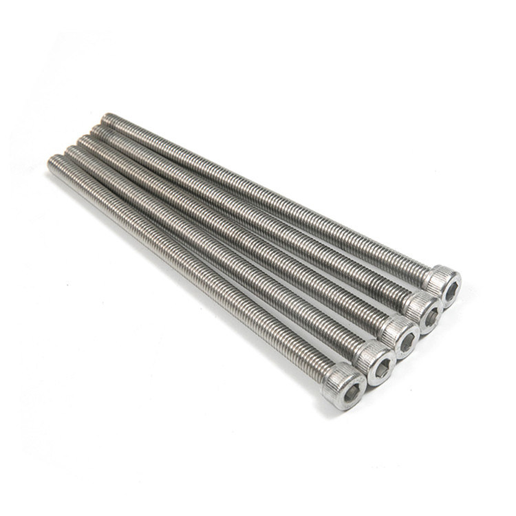 메트릭 측정 시스템 스테인리스 스틸 헥사곤 소켓 볼트 DIN912 사용자 정의 크기