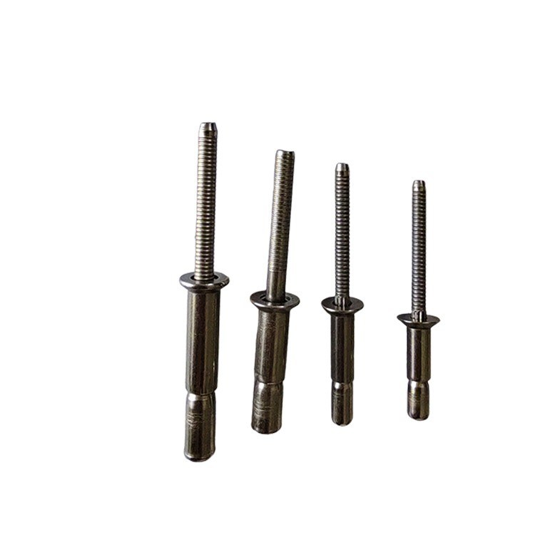 메트릭 구조 리벳 고강성 스테인레스 스틸로 만든 밝은 코팅되지 않은 마무리